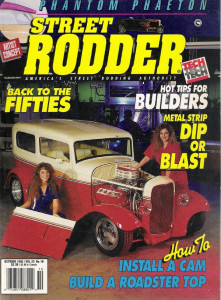 STREET RODDER 1993 OCT - CAM INSTALL, MODEL A FORD GETS A LIFT-OFF TOP